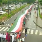 Independence Day 2022: ‘Azadi Ka Amrit Mahotsav’ Rally Taken Out With 1-KM-Long National Flag in Odisha’s Bhubaneswar (Watch Video)